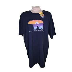 Asheville North Carolina Tee The‎ Duck Company Bear Size XL NWT